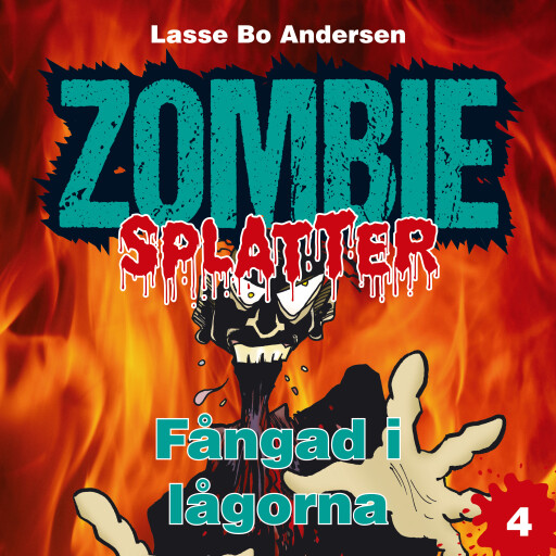 Portada del audiolibro «Fångad i lågorna», de Lasse Bo Andersen