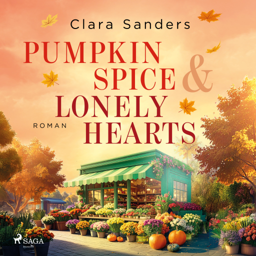 Portada del audiolibro «Pumpkin Spice & Lonely Hearts», de Clara Sanders
