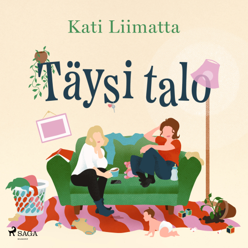 Portada del audiolibro «Täysi talo», de Kati Liimatta