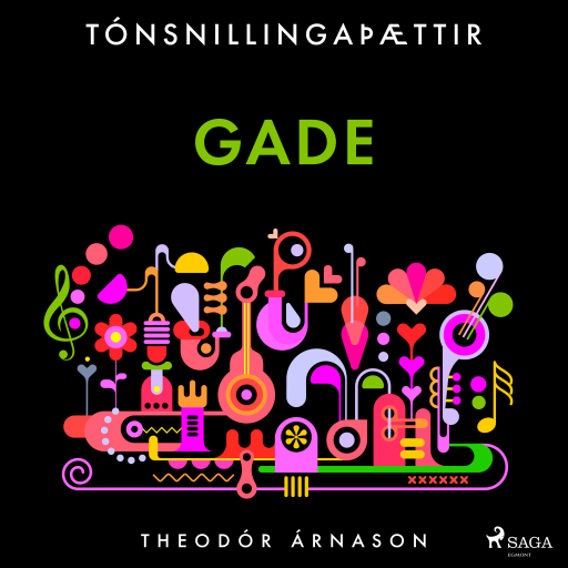 Portada del audiolibro «Tónsnillingaþættir: Gade», de Theódór Árnason