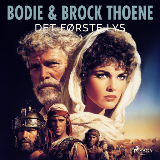 Portada del audiolibro «Det første lys», de Bodie Thoene, Brock Thoene