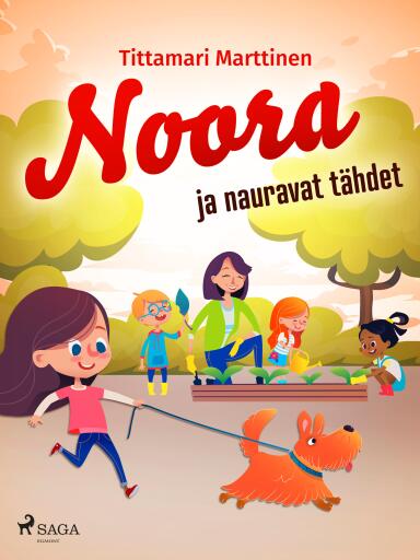 Portada del libro «Noora ja nauravat tähdet», de Tittamari Marttinen