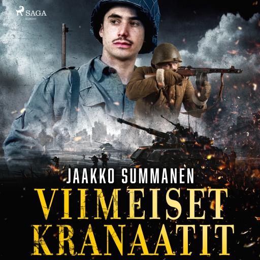 Portada del audiolibro «Viimeiset kranaatit», de Jaakko Summanen