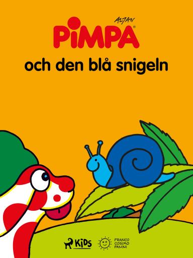 Portada del libro «Pimpa - Pimpa och den blå snigeln», de Altan