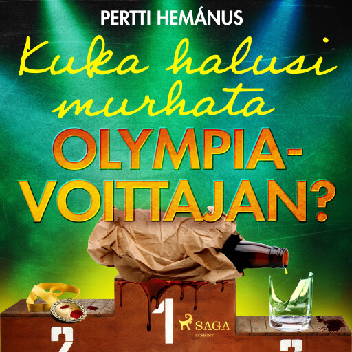 Portada del audiolibro «Kuka halusi murhata olympiavoittajan?», de Pertti Hemánus