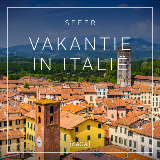 Portada del audiolibro «Sfeer - Vakantie in Italië», de Rasmus Broe