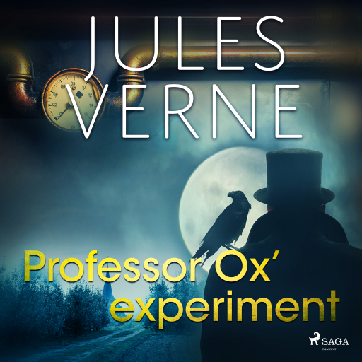 Portada del audiolibro «Professor Ox' experiment», de Jules Verne