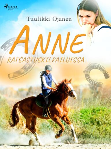 Portada del libro «Anne ratsastuskilpailuissa», de Tuulikki Ojanen