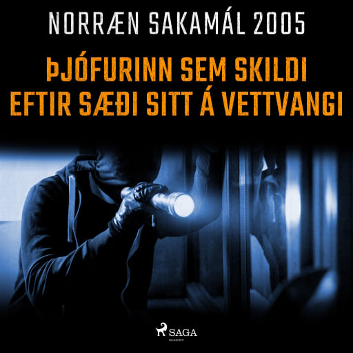 Portada del audiolibro «Þjófurinn sem skildi eftir sæði sitt á vettvangi», de Forfattere Diverse