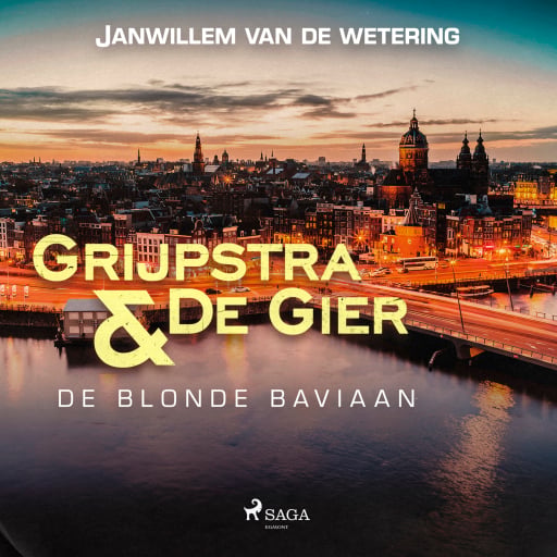 Portada del audiolibro «De blonde baviaan», de Janwillem van de Wetering