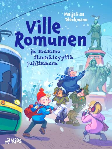 Ville Romunen ja mummo itsenäisyyttä juhlimassa