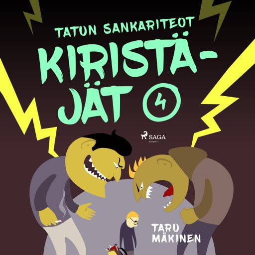Portada del audiolibro «Kiristäjät», de Taru Mäkinen