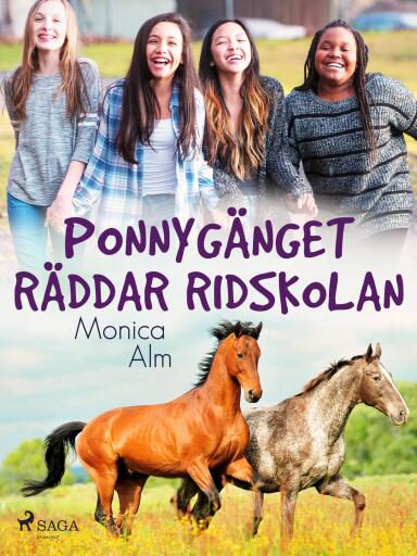 Portada del libro «Ponnygänget räddar ridskolan»
