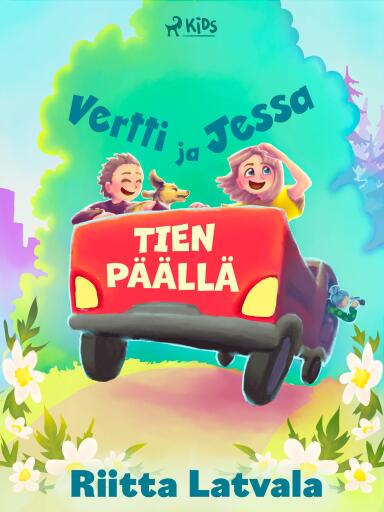 Portada del libro «Vertti ja Jessa tien päällä», de Riitta Latvala