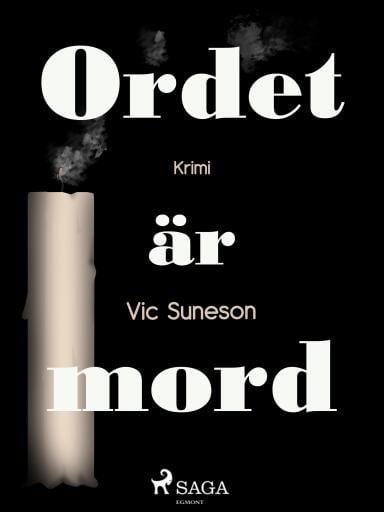 Portada del libro «Ordet är mord», de Vic Suneson