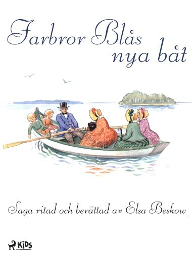 Portada del libro «Farbror Blås nya båt», de Elsa Beskow