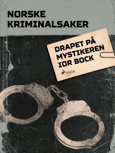 Portada del libro «Drapet på mystikeren Ior Bock», de Diverse