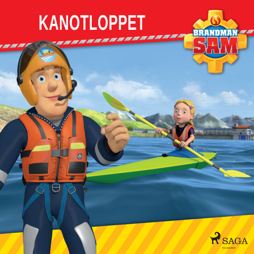 Portada del audiolibro «Brandman Sam - Kanotloppet», de Mattel