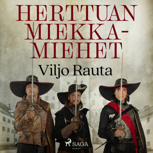 Portada del audiolibro «Herttuan miekkamiehet»