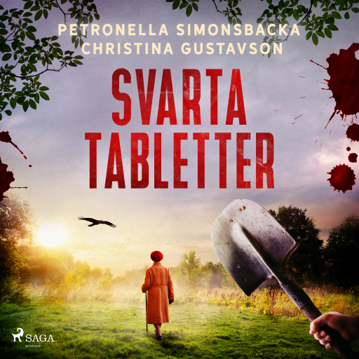 Portada del audiolibro «Svarta tabletter», de Christina Gustavson, Petronella Simonsbacka