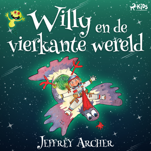 Portada del audiolibro «Willy en de vierkante wereld», de Jeffrey Archer