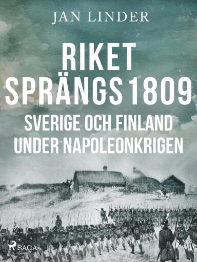 Portada del libro «Riket sprängs 1809», de Jan Linder