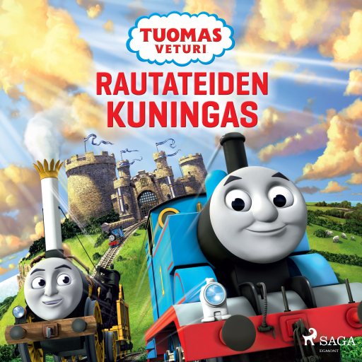 Portada del audiolibro «Tuomas Veturi – Rautateiden kuningas», de Mattel