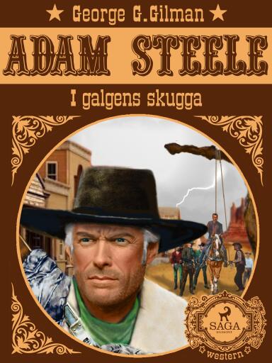 Portada del libro «I galgens skugga», de George G. Gilman