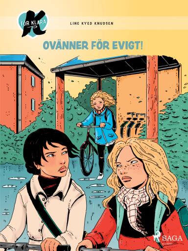 Portada del libro «K för Klara 18 - Ovänner för evigt!», de Line Kyed Knudsen