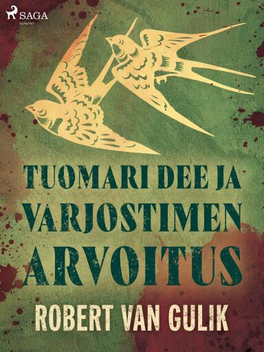 Portada del libro «Tuomari Dee ja varjostimen arvoitus», de Robert van Gulik