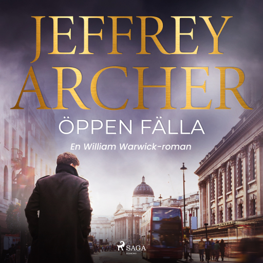 Portada del audiolibro «Öppen fälla», de Jeffrey Archer