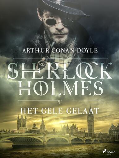 Portada del libro «Het gele gelaat», de Arthur Conan Doyle