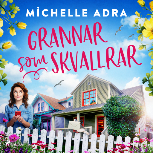 Portada del audiolibro «Grannar som skvallrar», de Michelle Adra