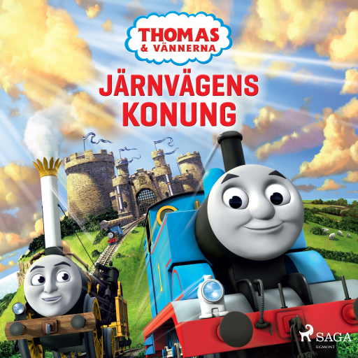 Portada del audiolibro «Thomas och vännerna - Järnvägens konung», de Mattel