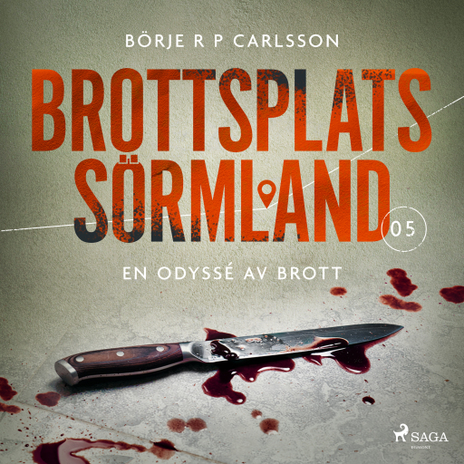 Portada del audiolibro «Brottsplats Sörmland. 5, En odyssé av brott»