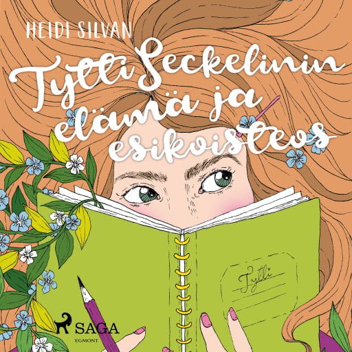 Portada del audiolibro «Tytti Seckelinin elämä ja esikoisteos», de Heidi Silvan