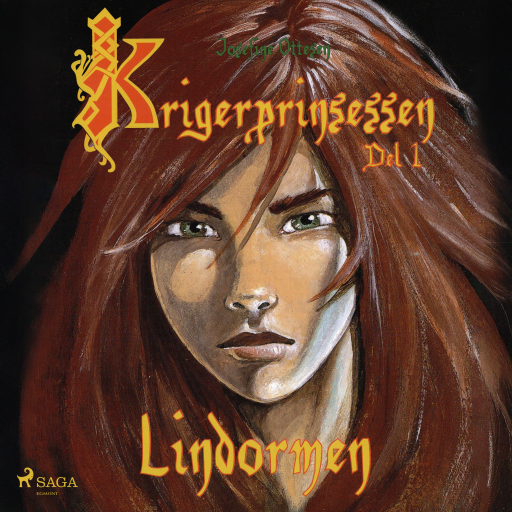 Portada del audiolibro «Krigerprinsessen 1. Lindormen», de Josefine Ottesen