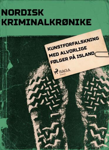 Portada del libro «Kunstforfalskning med alvorlige følger på Island», de Diverse