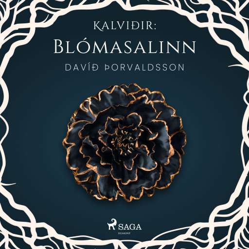 Portada del audiolibro «Kalviðir: Blómasalinn», de Davíð Þorvaldsson