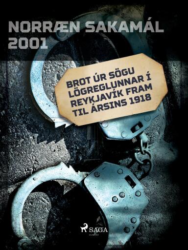 Portada del libro «Brot úr sögu lögreglunnar í Reykjavík fram til ársins 1918», de Forfattere Diverse