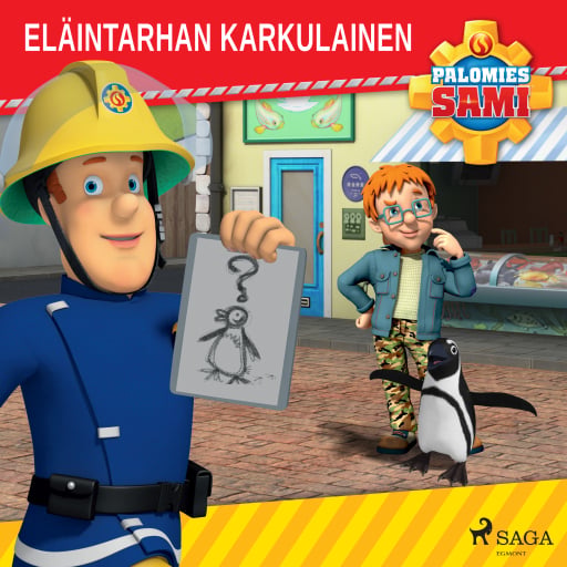 Portada del audiolibro «Palomies Sami - Eläintarhan karkulainen», de Mattel
