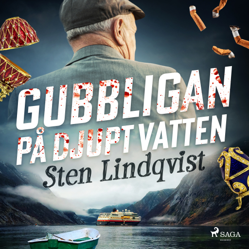 Portada del audiolibro «Gubbligan på djupt vatten»