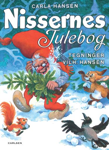 Portada del libro «Nissernes julebog», de Carla Hansen