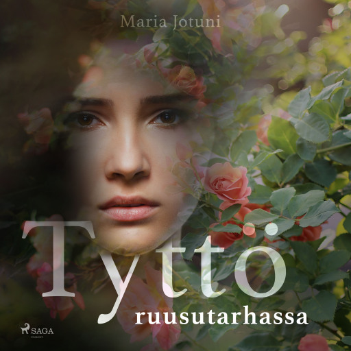 Portada del audiolibro «Tyttö ruusutarhassa», de Maria Jotuni