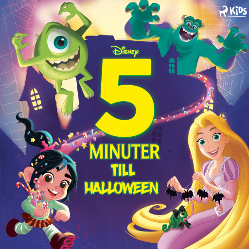 Portada del audiolibro «Fem minuter till halloween», de Disney