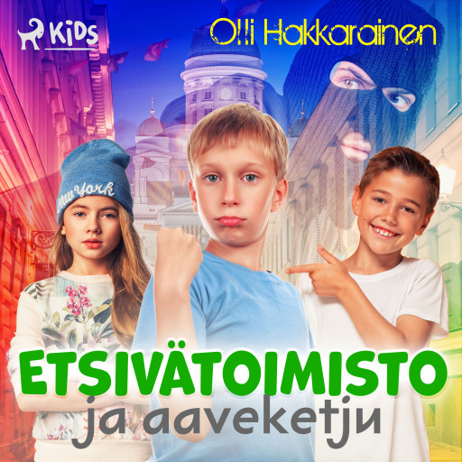 Portada del audiolibro «Etsivätoimisto ja aaveketju», de Olli Hakkarainen