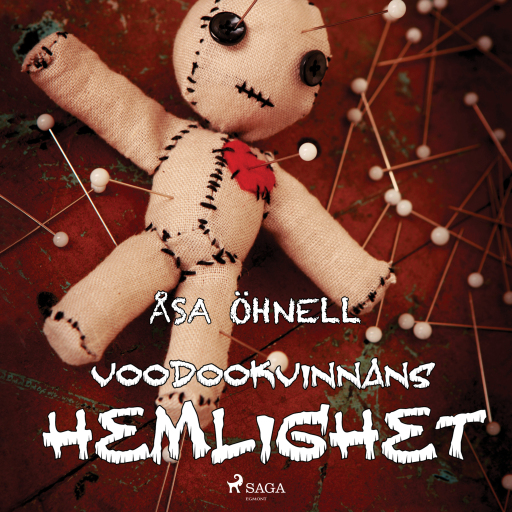 Portada del audiolibro «Voodookvinnans hemlighet», de Åsa Öhnell