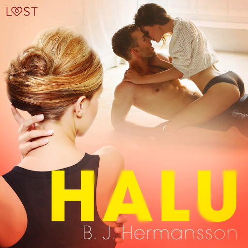 Portada del audiolibro «Halu – eroottinen novelli», de B. J. Hermansson
