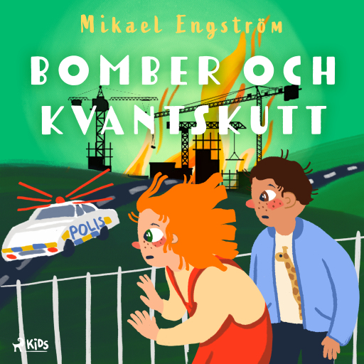 Portada del audiolibro «Bomber och kvantskutt», de Mikael Engström