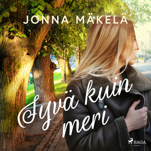 Portada del audiolibro «Syvä kuin meri», de Jonna Mäkelä